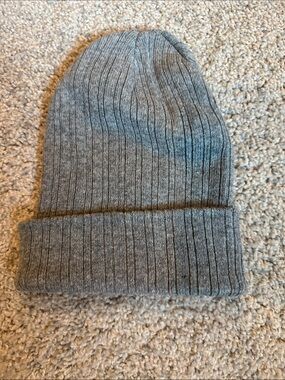 wild fable Gray Ribbed Cuff Beanie